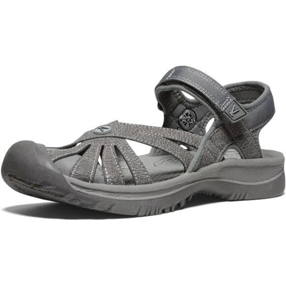 Womens closed toe hiking sandals water resistant arch support outdoor shoes - Picture 1 of 8